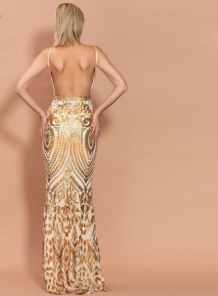 Robes À Paillettes Dos Nu Cécile
