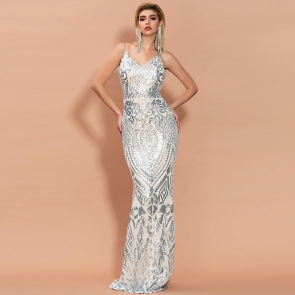 Robes À Paillettes Dos Nu Cécile