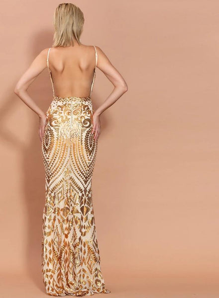 Robes À Paillettes Dos Nu Cécile