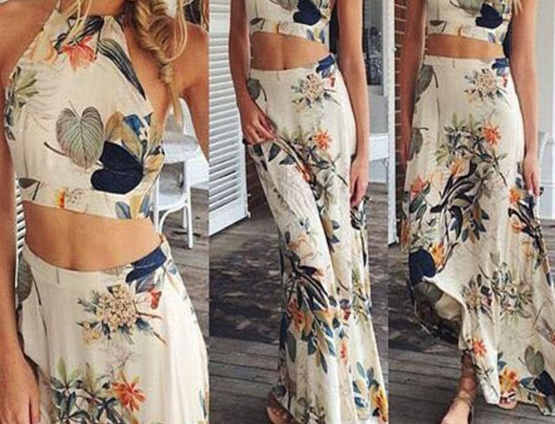 Zweiteiliges Set mit Marlise-Print