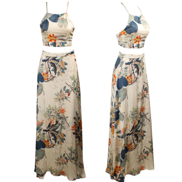 Zweiteiliges Set mit Marlise-Print