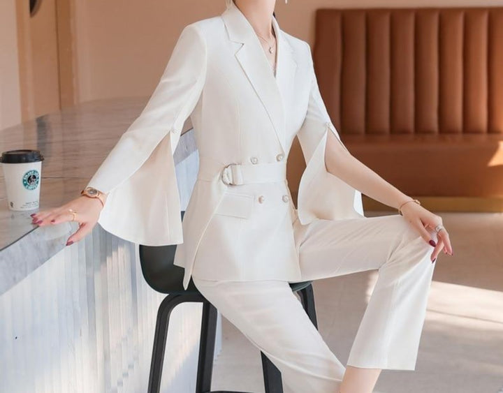 Ensemble pantalons et blazer Mimi