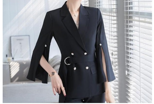 Ensemble pantalons et blazer Mimi