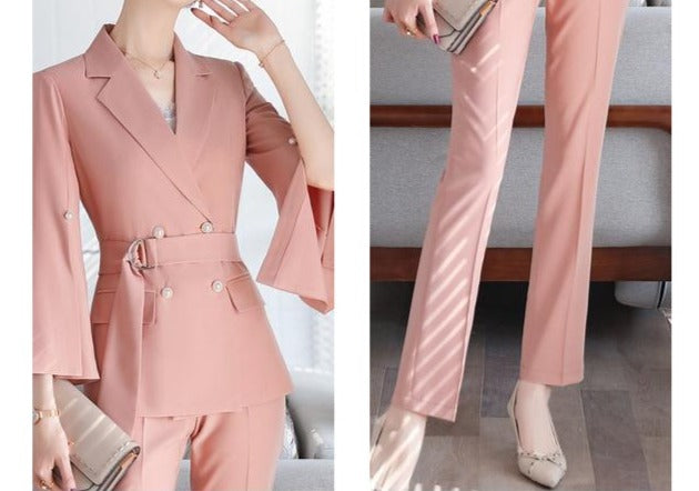 Ensemble pantalons et blazer Mimi