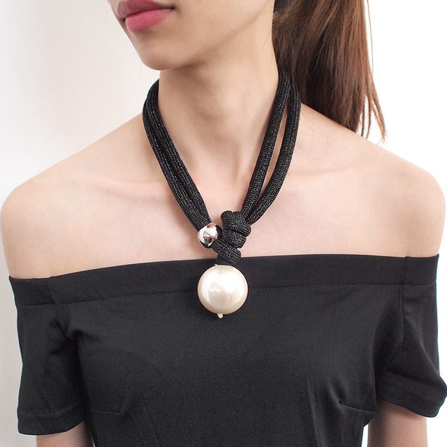 Necklace with Marine Pendant