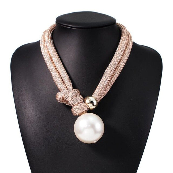Collier avec Pendentif  Marine