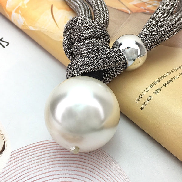 Collier avec Pendentif  Marine