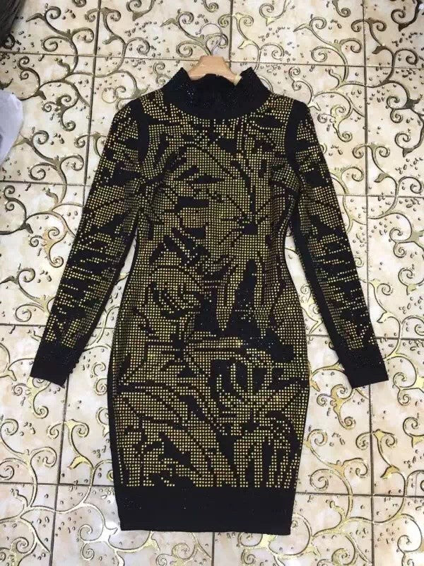 Amelie Rhinestone Diamond Dresses