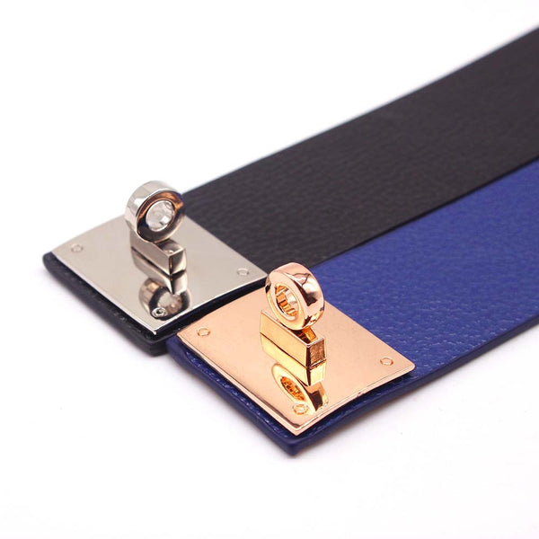 Bracelets en cuir or Luna