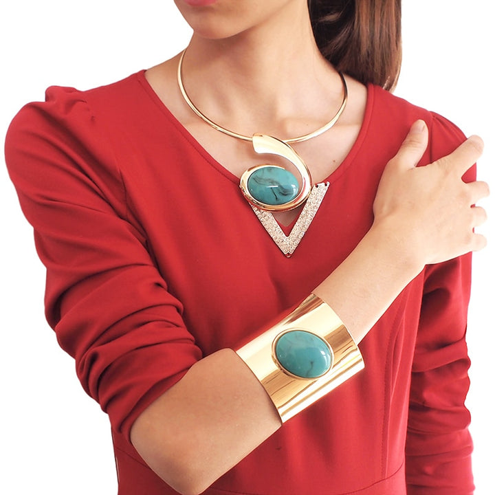 Ensemble bijoux bracelets collier Marina