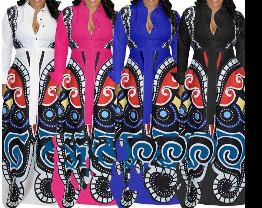 Robe Longueur Papillon