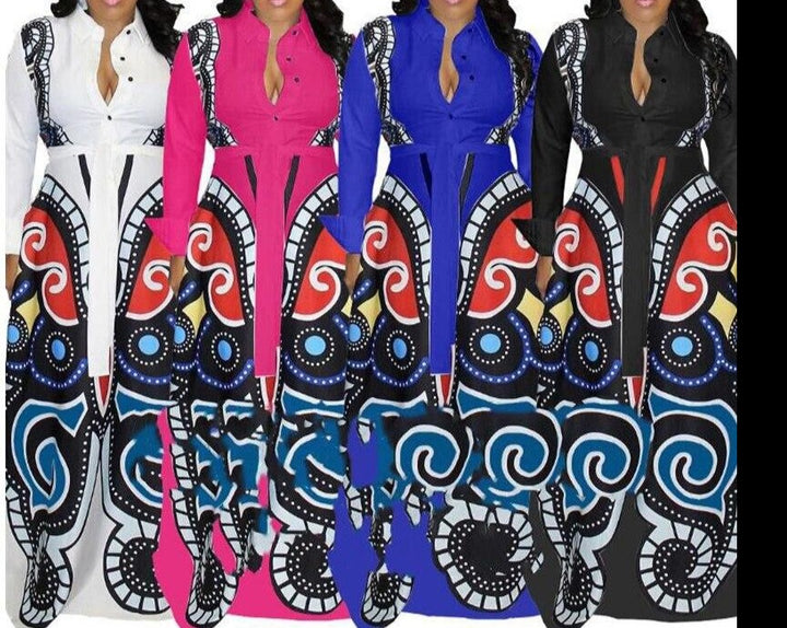 Robe Longueur Papillon