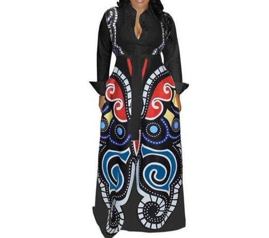 Robe Longueur Papillon