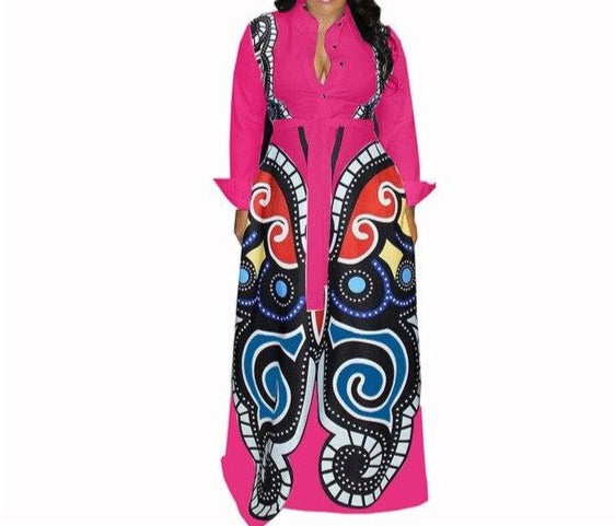 Robe Longueur Papillon