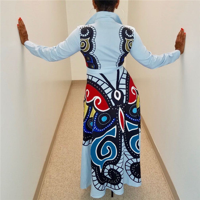 Robe Longueur Papillon