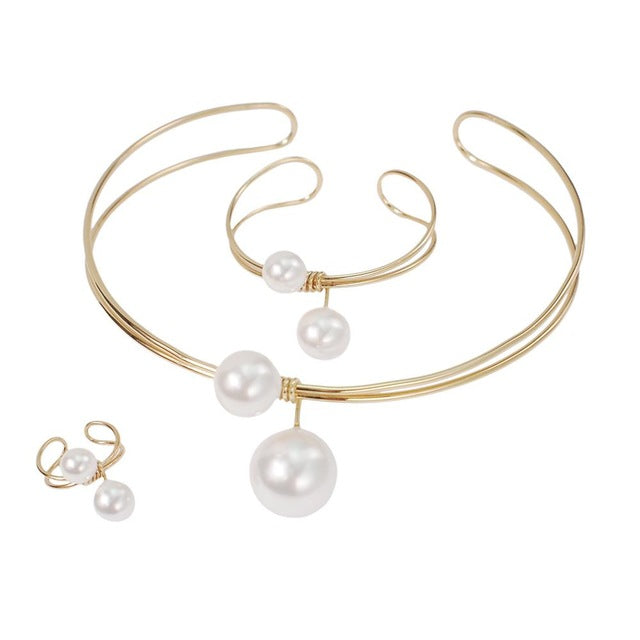 Armband- und Halsketten-Schmuckset