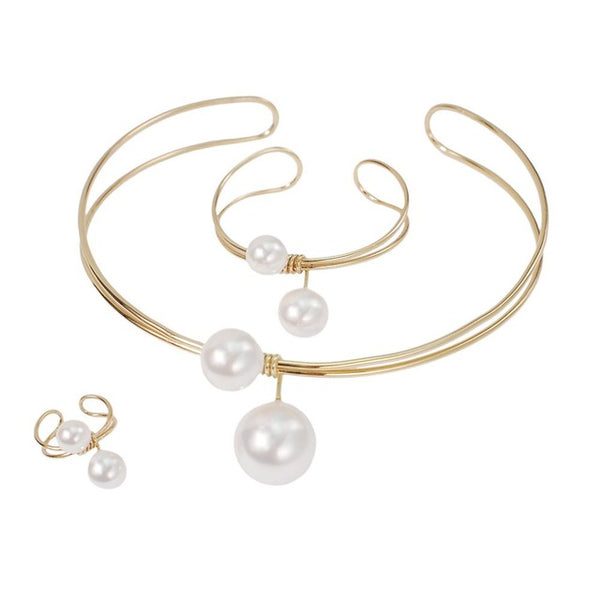 Armband- und Halsketten-Schmuckset