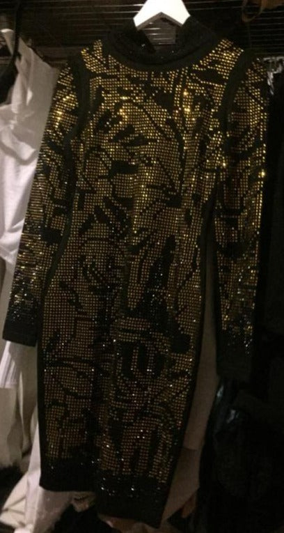 Amelie Rhinestone Diamond Dresses
