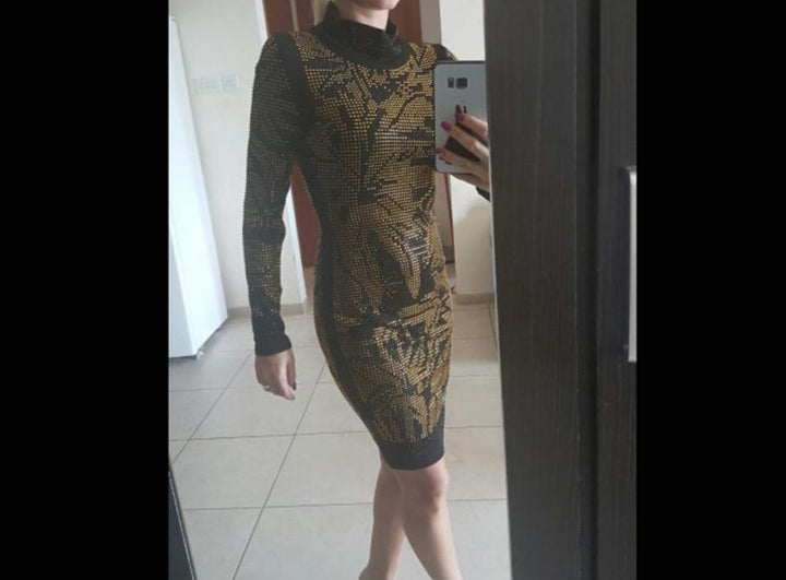 Amelie Rhinestone Diamond Dresses