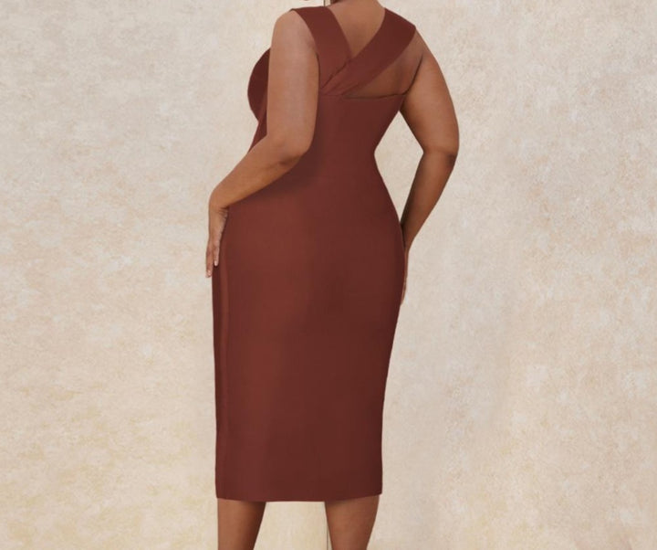 Robe Jade grande taille XL-3XL
