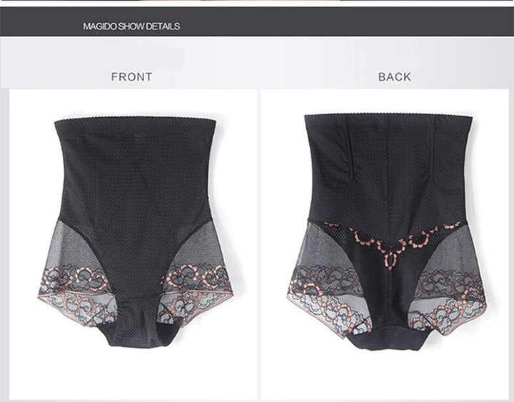 Hot Body Shaper Culotte de contrôle post-partum avec effet de ventre Corselettes String-Adrienne&amp;Sandrine