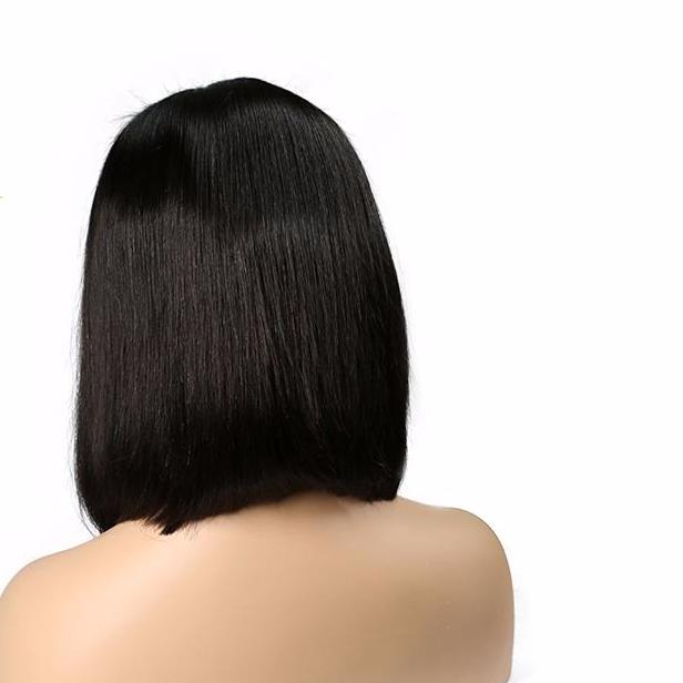 Perruques Brésiliens Bob Remy Hair avec Dentelle Raides Cheveux 100% Humains-Adrienne&amp;Sandrine