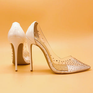 Escarpins Louna en cristaux PVC