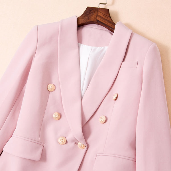 Ensemble Costume Blazer avec Boutons Lion et Pantalon de TOP QUALITÉ-set d'ensemble-Adrienne&Sandrine