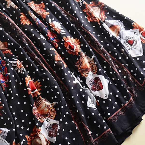 Bedrucktes Maxikleid