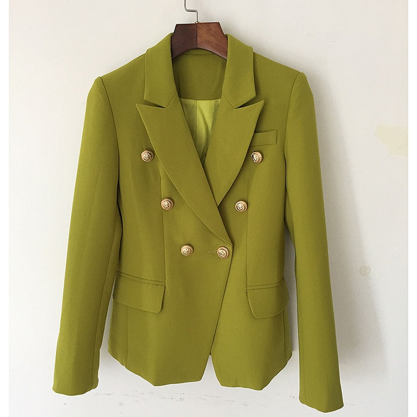 Clona Blazer with Lion Metal Buttons