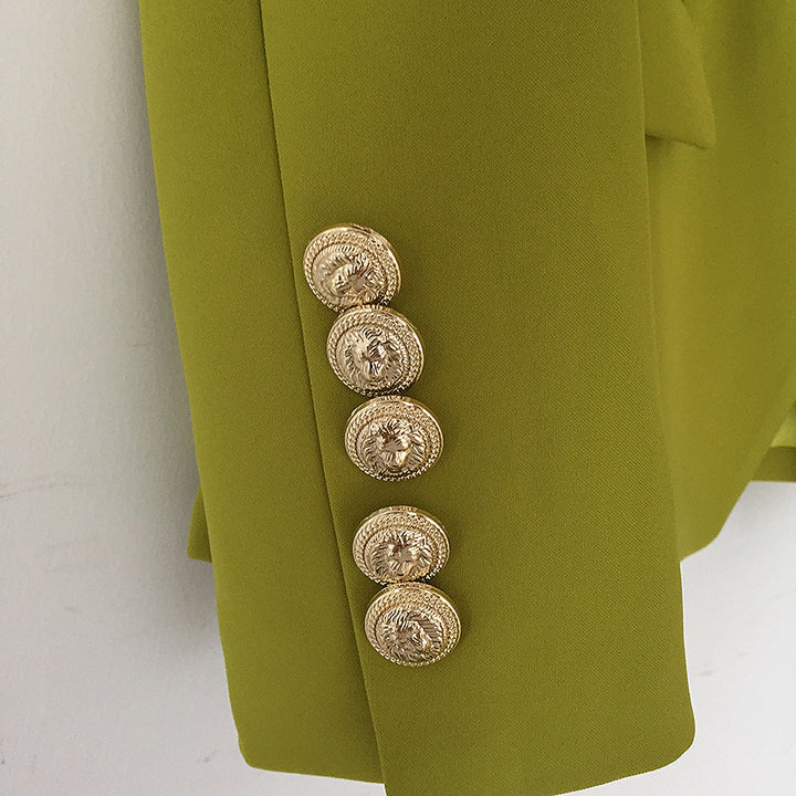 Clona Blazer with Lion Metal Buttons