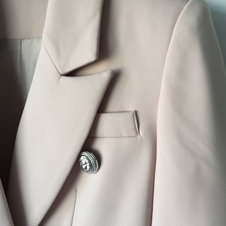 Blazer Croisé à Boutons Métal Lion Taille S-XXL-veste-Adrienne&amp;Sandrine
