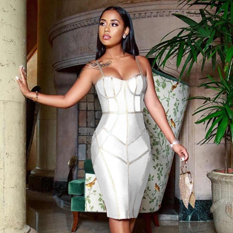 Robe Sexy Spaghetti Strap Sans Manches-robe-Adrienne&amp;Sandrine