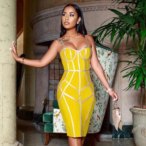Robe Sexy Spaghetti Strap Sans Manches-robe-Adrienne&amp;Sandrine