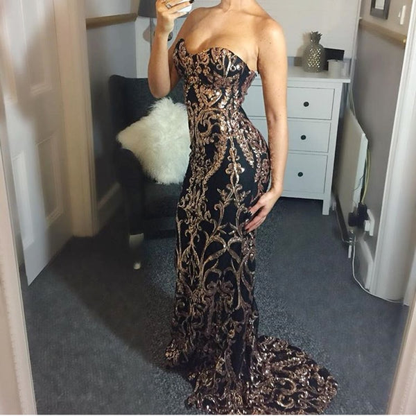 robe élégante Sissy avec paillettes