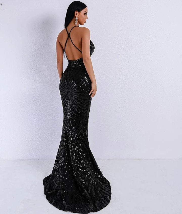 robes paillettes rayé  Claudine